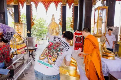 ประมวลภาพพิธีอัญเชิญองค์หลวงพ่อโต (จำลอง) วัดจุฬามณี