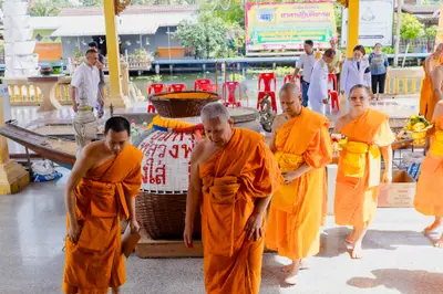ประมวลภาพพิธีอัญเชิญองค์หลวงพ่อโต (จำลอง) วัดจุฬามณี