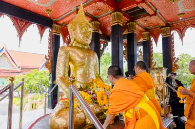 ประมวลภาพพิธีอัญเชิญองค์หลวงพ่อโต (จำลอง) วัดจุฬามณี
