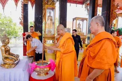 ประมวลภาพพิธีอัญเชิญองค์หลวงพ่อโต (จำลอง) วัดจุฬามณี