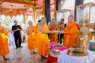 ประมวลภาพพิธีอัญเชิญองค์หลวงพ่อโต (จำลอง) วัดจุฬามณี