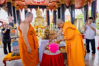 ประมวลภาพพิธีอัญเชิญองค์หลวงพ่อโต (จำลอง) วัดจุฬามณี