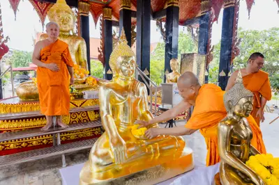 ประมวลภาพพิธีอัญเชิญองค์หลวงพ่อโต (จำลอง) วัดจุฬามณี