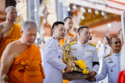 ประมวลภาพพิธีอัญเชิญองค์หลวงพ่อโต (จำลอง) วัดจุฬามณี