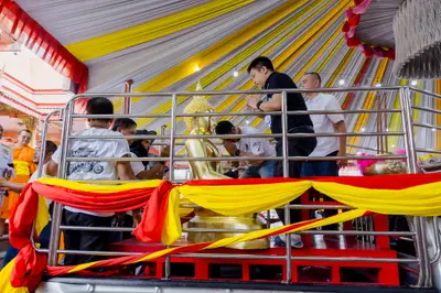 ประมวลภาพพิธีอัญเชิญองค์หลวงพ่อโต (จำลอง) วัดจุฬามณี