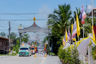 ประมวลภาพพิธีอัญเชิญองค์หลวงพ่อโต (จำลอง) วัดจุฬามณี