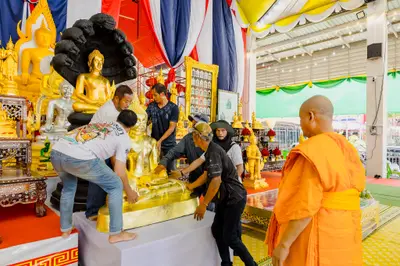 ประมวลภาพพิธีอัญเชิญองค์หลวงพ่อโต (จำลอง) วัดจุฬามณี