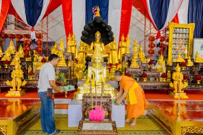 ประมวลภาพพิธีอัญเชิญองค์หลวงพ่อโต (จำลอง) วัดจุฬามณี