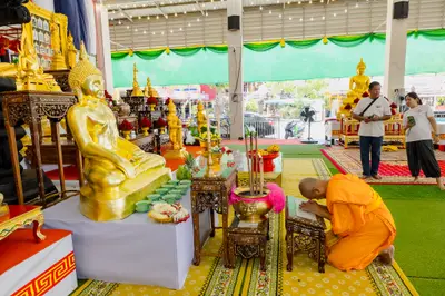 ประมวลภาพพิธีอัญเชิญองค์หลวงพ่อโต (จำลอง) วัดจุฬามณี