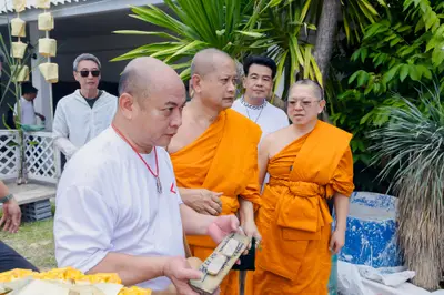 ประมวลภาพพิธีเททองหล่อพระอสีติมหาสาวก วัดจุฬามณี