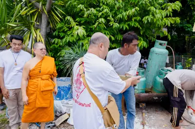 ประมวลภาพพิธีเททองหล่อพระอสีติมหาสาวก วัดจุฬามณี