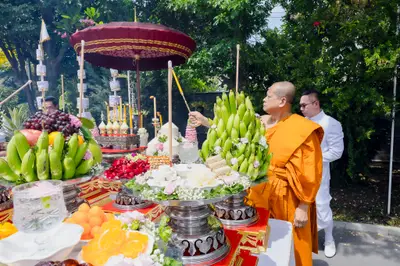 ประมวลภาพพิธีเททองหล่อพระอสีติมหาสาวก วัดจุฬามณี