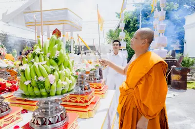 ประมวลภาพพิธีเททองหล่อพระอสีติมหาสาวก วัดจุฬามณี