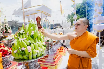 ประมวลภาพพิธีเททองหล่อพระอสีติมหาสาวก วัดจุฬามณี