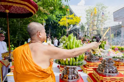 ประมวลภาพพิธีเททองหล่อพระอสีติมหาสาวก วัดจุฬามณี
