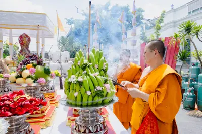 ประมวลภาพพิธีเททองหล่อพระอสีติมหาสาวก วัดจุฬามณี