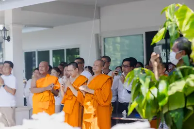 ประมวลภาพพิธีเททองหล่อพระอสีติมหาสาวก วัดจุฬามณี