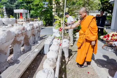 ประมวลภาพพิธีเททองหล่อพระอสีติมหาสาวก วัดจุฬามณี