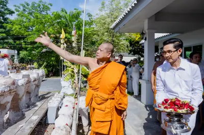 ประมวลภาพพิธีเททองหล่อพระอสีติมหาสาวก วัดจุฬามณี
