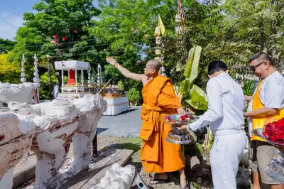 ประมวลภาพพิธีเททองหล่อพระอสีติมหาสาวก วัดจุฬามณี