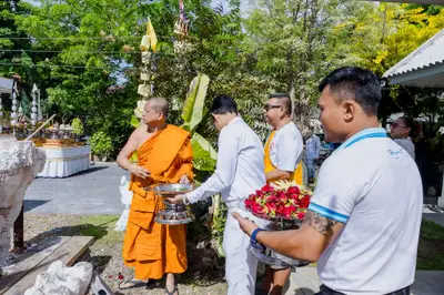 ประมวลภาพพิธีเททองหล่อพระอสีติมหาสาวก วัดจุฬามณี