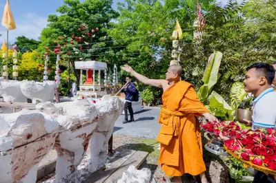 ประมวลภาพพิธีเททองหล่อพระอสีติมหาสาวก วัดจุฬามณี