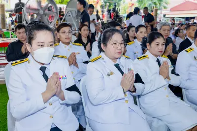 ประมวลภาพพิธีบำเพ็ญกุศลปัณรสมวาร (๑๕ วัน) วัดจุฬามณี