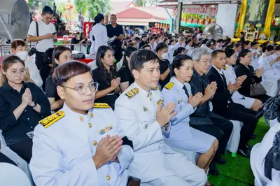 ประมวลภาพพิธีบำเพ็ญกุศลปัณรสมวาร (๑๕ วัน) วัดจุฬามณี