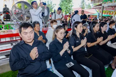 ประมวลภาพพิธีบำเพ็ญกุศลปัณรสมวาร (๑๕ วัน) วัดจุฬามณี