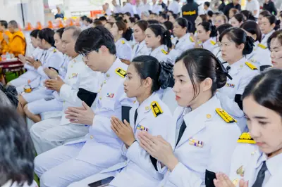 ประมวลภาพพิธีบำเพ็ญกุศลปัณรสมวาร (๑๕ วัน) วัดจุฬามณี