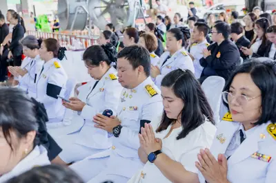ประมวลภาพพิธีบำเพ็ญกุศลปัณรสมวาร (๑๕ วัน) วัดจุฬามณี