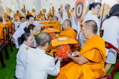 ประมวลภาพพิธีบำเพ็ญกุศลปัณรสมวาร (๑๕ วัน) วัดจุฬามณี