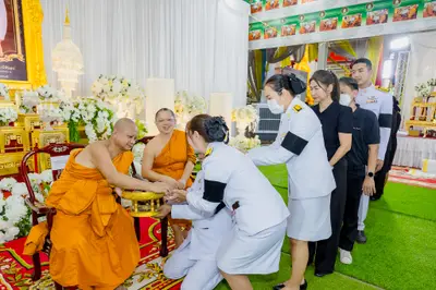 ประมวลภาพพิธีบำเพ็ญกุศลปัณรสมวาร (๑๕ วัน) วัดจุฬามณี
