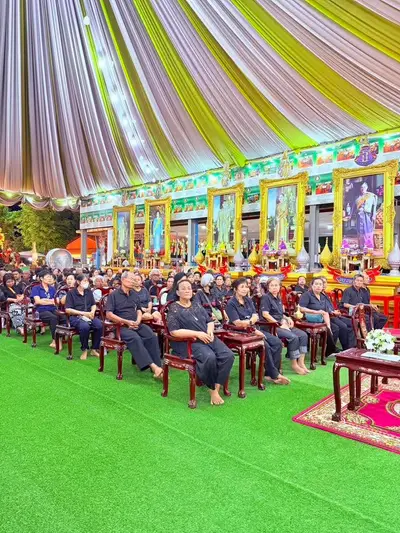 ประมวลภาพพิธีบำเพ็ญกุศลสวดพระอภิธรรม วัดจุฬามณี