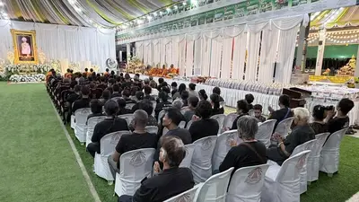 ประมวลภาพพิธีบำเพ็ญกุศลสวดพระอภิธรรม วัดจุฬามณี
