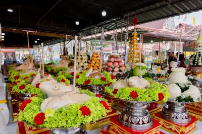 ประมวลภาพพิธีบวงสรวงสมโภช ครบ ๓๗ ปี องค์เทวสุวรรณพรหมาสูติเทพ และท้าวเวสสุวรรณโณ วัดจุฬามณี