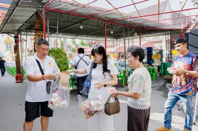 ประมวลภาพพิธีบวงสรวงสมโภช ครบ ๓๗ ปี องค์เทวสุวรรณพรหมาสูติเทพ และท้าวเวสสุวรรณโณ วัดจุฬามณี