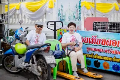 ประมวลภาพพิธีบวงสรวงสมโภช ครบ ๓๗ ปี องค์เทวสุวรรณพรหมาสูติเทพ และท้าวเวสสุวรรณโณ วัดจุฬามณี