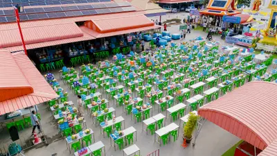ประมวลภาพพิธีบวงสรวงสมโภช ครบ ๓๗ ปี องค์เทวสุวรรณพรหมาสูติเทพ และท้าวเวสสุวรรณโณ วัดจุฬามณี