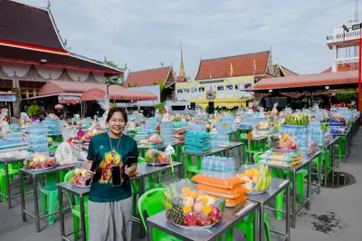 ประมวลภาพพิธีบวงสรวงสมโภช ครบ ๓๗ ปี องค์เทวสุวรรณพรหมาสูติเทพ และท้าวเวสสุวรรณโณ วัดจุฬามณี