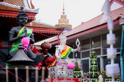 ประมวลภาพพิธีบวงสรวงสมโภช ครบ ๓๗ ปี องค์เทวสุวรรณพรหมาสูติเทพ และท้าวเวสสุวรรณโณ วัดจุฬามณี
