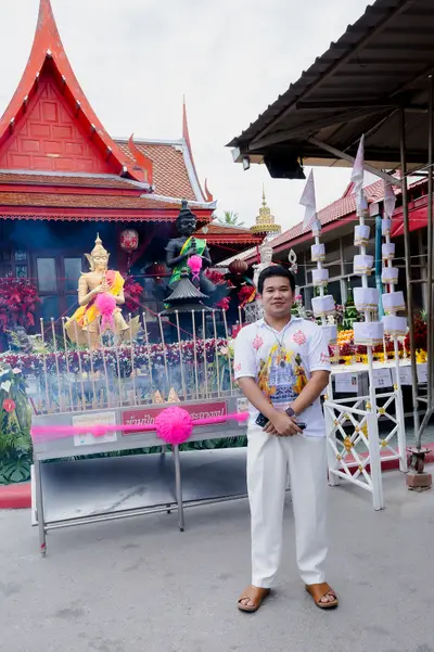 ประมวลภาพพิธีบวงสรวงสมโภช ครบ ๓๗ ปี องค์เทวสุวรรณพรหมาสูติเทพ และท้าวเวสสุวรรณโณ วัดจุฬามณี