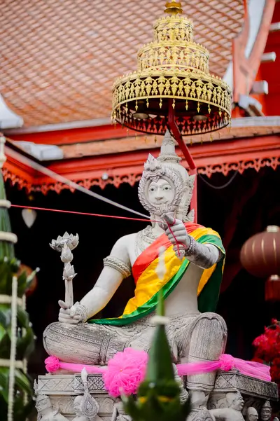 ประมวลภาพพิธีบวงสรวงสมโภช ครบ ๓๗ ปี องค์เทวสุวรรณพรหมาสูติเทพ และท้าวเวสสุวรรณโณ วัดจุฬามณี
