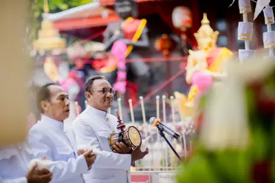ประมวลภาพพิธีบวงสรวงสมโภช ครบ ๓๗ ปี องค์เทวสุวรรณพรหมาสูติเทพ และท้าวเวสสุวรรณโณ วัดจุฬามณี