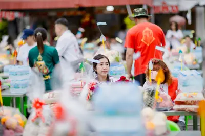 ประมวลภาพพิธีบวงสรวงสมโภช ครบ ๓๗ ปี องค์เทวสุวรรณพรหมาสูติเทพ และท้าวเวสสุวรรณโณ วัดจุฬามณี