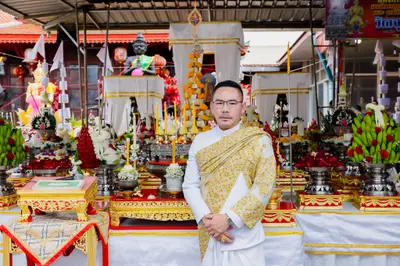 ประมวลภาพพิธีบวงสรวงสมโภช ครบ ๓๗ ปี องค์เทวสุวรรณพรหมาสูติเทพ และท้าวเวสสุวรรณโณ วัดจุฬามณี