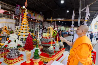 ประมวลภาพพิธีบวงสรวงสมโภช ครบ ๓๗ ปี องค์เทวสุวรรณพรหมาสูติเทพ และท้าวเวสสุวรรณโณ วัดจุฬามณี