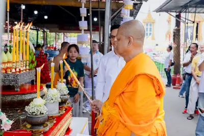ประมวลภาพพิธีบวงสรวงสมโภช ครบ ๓๗ ปี องค์เทวสุวรรณพรหมาสูติเทพ และท้าวเวสสุวรรณโณ วัดจุฬามณี