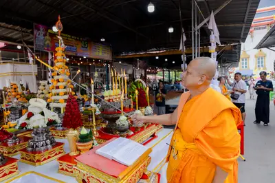 ประมวลภาพพิธีบวงสรวงสมโภช ครบ ๓๗ ปี องค์เทวสุวรรณพรหมาสูติเทพ และท้าวเวสสุวรรณโณ วัดจุฬามณี
