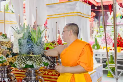 ประมวลภาพพิธีบวงสรวงสมโภช ครบ ๓๗ ปี องค์เทวสุวรรณพรหมาสูติเทพ และท้าวเวสสุวรรณโณ วัดจุฬามณี